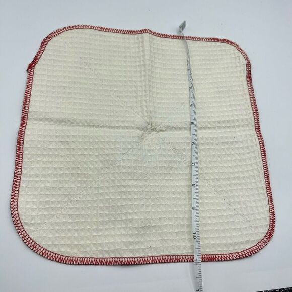 Set of 4 not paper towels napkins ecofriendly green house warming mushroom orang - Picture 9 of 10